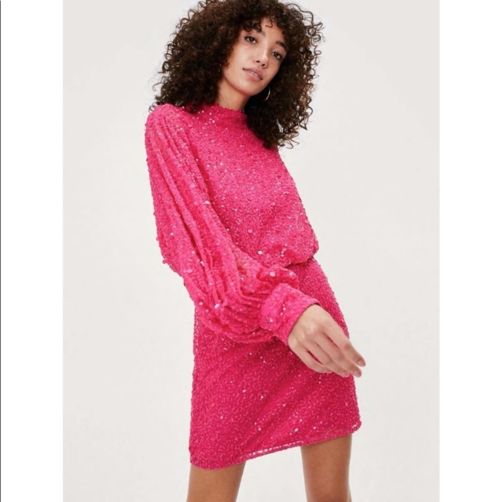 NWT Pink Sequin Dress